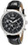 I By Invicta Men's 90242-001 Chronograph Black Dial Black Leather Dress Watch...