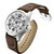 Invicta Men's 0765 II Collection Silver Dial Brown Leather Watch [Watch] Invicta