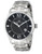 Tommy Hilfiger Men's 1710210 Classic Silver-Tone Black Dial Watch