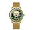 Invicta Men's 37443 Bolt Quartz Multifunction Green, Gold Dial Watch