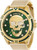 Invicta Men's 37443 Bolt Quartz Multifunction Green, Gold Dial Watch