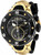 Invicta Men's 36331 Kraken Quartz Multifunction Black, Gold Dial