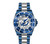 Invicta Women's 42223 NHL Tampa Bay Lightning Quartz Dark Blue, Silver, White Dial Color