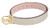 Michael Kors 558385 Cream MK Logo/Light Pink With Gold Hardware Twist Reversible 36 Inch Women's Belt Size Small 558385-424-S