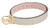 Michael Kors 558385 Cream MK Logo/Light Pink With Gold Hardware Twist Reversible 39 Inch Women's Belt Size Medium 558385-424-M