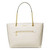Michael Kors Jet Set Item Medium Front Pocket Chain Tote Bag Purse (Light Cream) 35F2GTTT2L-ltcream