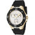 Invicta Women's 0717 Angel Collection Gold-Plated Black Polyurethane Watch In...