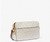 Michael Kors Jet Set Small Pebbled Leather Double Zip Camera Bag Small (Vanilla) 32S3GJ6C5B-149