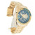 Invicta Men's 36675 Aviator Quartz Multifunction Blue, Gold Dial Watch