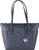 Michael Kors Charlotte Large Top Zip Tote (Navy/Silver Hardware) 35F0SCFT3L-406