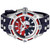 Invicta Men's 43266 MLB Cleveland Guardians Quartz Red, White, Blue Dial Watch
