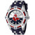Invicta Men's 43262 MLB Boston Red Sox Quartz Silver, Blue Dial Watch