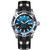 Invicta Men's 43273 MLB Miami Marlins Quartz Red, Blue, Black Dial Watch