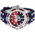Invicta Men's 43299 MLB Washington Nationals Quartz Red, White, Blue Dial Watch