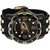 Invicta Men's 42316 NHL Anaheim Ducks Quartz 3 Hand Gold, Black, White Dial Watch