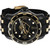 Invicta Men's 42317 NHL Minnesota Wild Quartz 3 Hand Gold, Black, White Dial Watch