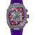 Invicta Men's 42355 S1 Rally Quartz Chronograph Gunmetal, Purple Dial Watch