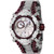 invicta Women's 41110 Gladiator Quartz Chronograph Burgundy, Silver, White Dial Watch