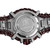 invicta Women's 41110 Gladiator Quartz Chronograph Burgundy, Silver, White Dial Watch