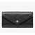 Michael Kors Jet Set Travel Large Logo Embossed Leather Envelope Wallet (Black) 	 35F3GTVE7T-001