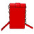 Michael Kors Carmen Small Logo Smartphone Crossbody Bag (Red) 35H3SNMC5L-red