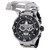 Invicta Men's 37177 Pro Diver Quartz Chronograph Silver, Black Dial Watch