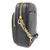 Michael Kors Womens Jet Set Travel Medium Leather Crossbody Bag, Solid Black/Gold 35H3GTVC2L-001