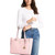 MICHAEL Michael Kors Maisie Large Pebbled Leather 3-IN-1 Tote Bag (Powder Blush) 35T1G5MT7T-424