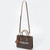 Michael Kors Mirella Small Brown PVC Top Zip Shopper Tote Crossbody Women's Handbag 35F2G7ZC5B-847