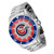 Invicta Men's 43458 MLB Chicago Cubs Quartz Red, Silver, White, Blue Dial Watch