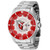 Invicta Men's 43461 MLB Cleveland Guardians Quartz Red, Silver, White, Blue Dial Watch