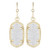 Kendra Scott Lee Drop Earrings for Women, Fashion Jewelry, Gold-Plated, Iridescent Drusy4217711447