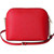 Michael Kors Jet Set Travel Medium Dome Crossbody Bag Saffiano Leather (Bright Red) 35F1GTVC6T-red