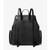 Michael Kors Jet Set Large Signature PVC Chain Backpack Flap Book Bag Black 35T1GTTB3B-001