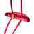 Michael Kors Pratt Ladies MK Logo Large Top Zip Tote Shoulder Bag (Electric Pink) 35R4G0T3I-Epink