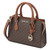 Michael Kors Sheila Small Faux Saffiano Leather Satchel (Brown)35S3G6HS5B-847