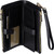 Michael Kors Jet Set Travel Large Double Zip Wallet MK Signature Multi Python Design (Black) 35R4GTVW3B-001