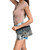 Michael Kors Carmen Medium Crossbody (Black Animal Print) 35H3GNML2H-001