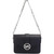 Michael Kors Carmen Medium Crocodile Embossed Convertible Shoulder Bag, Black 35H3SNML6I-001