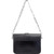 Michael Kors Carmen Medium Crocodile Embossed Convertible Shoulder Bag, Black 35H3SNML6I-001