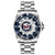 Invicta Men's 43470 MLB Minnesota Twins Quartz Red, Silver, White, Blue Dial Watch