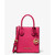 Michael Kors Mercer Extra-Small Pebbled Leather Crossbody Bag Electric Pink 35S1GM9T0L-Epink