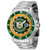 Invicta Men's 43473 MLB Oakland Athletics Quartz Green, Yellow, Silver, White Dial Watch
