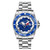 Invicta Men's 43482 MLB Toronto Blue Jays Quartz Red, Silver, White, Blue Dial Watch