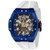 Invicta Men's 43517 JM Correa Automatic 3 Hand Transparent, Blue Dial Watch