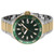 Invicta Men's 46072 Pro Diver Quartz 3 Hand Green Dial Watch