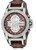 Fossil Men's JR1157 Brown Leather Strap Brown Analog Dial Chronograph Watch