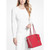 Michael Kors Marilyn Medium Saffiano Leather Tote Bag Crimson 30S2G6AT2L-602