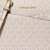 Michael Kors Jet Set Travel Medium Metallic Signature Logo Dome Crossbody Bag 35F4GTVC6V-Rsgold