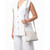 Michael Kors Jet Set Travel Medium Metallic Signature Logo Dome Crossbody Bag 35F4GTVC6V-Plgold